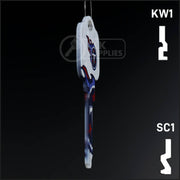 Uncut Key Blank | NFL Tennessee Titans | Choose Keyway Residential-Commercial Key Ilco