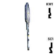 Uncut Key Blank | NHL Nashville Predators | Choose Keyway Residential-Commercial Key Ilco
