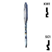 Uncut Key Blank | NHL Nashville Predators | Choose Keyway Residential-Commercial Key Ilco