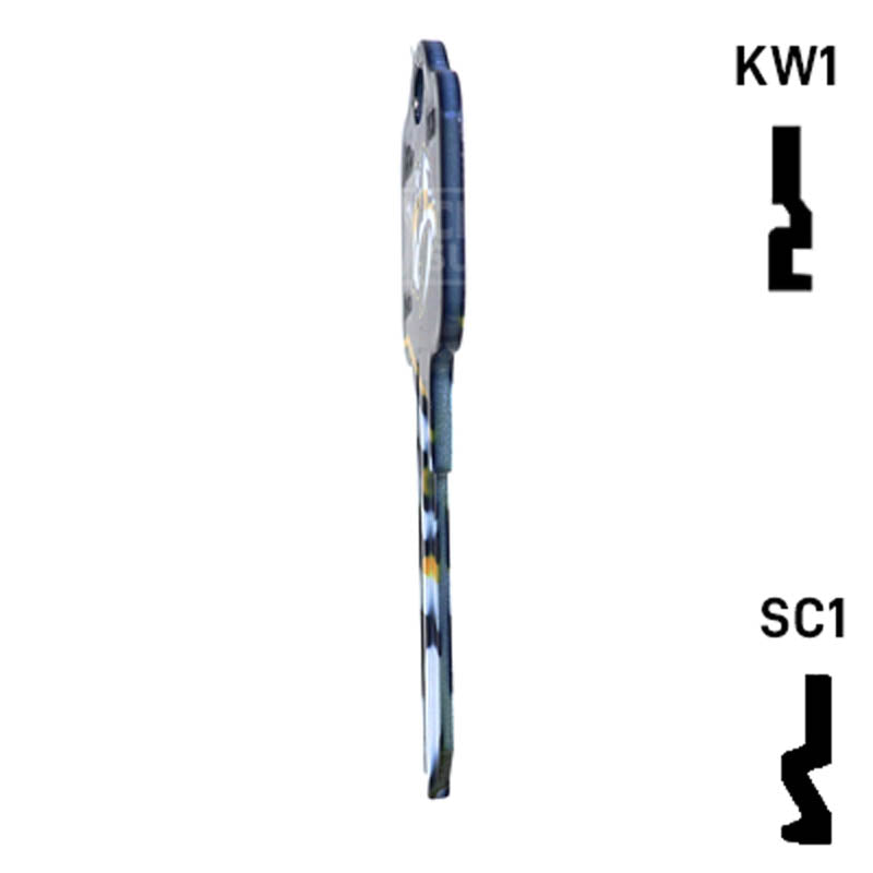 Uncut Key Blank | NHL Nashville Predators | Choose Keyway Residential-Commercial Key Ilco