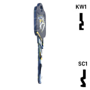 Uncut Key Blank | NHL Nashville Predators | Choose Keyway Residential-Commercial Key Ilco