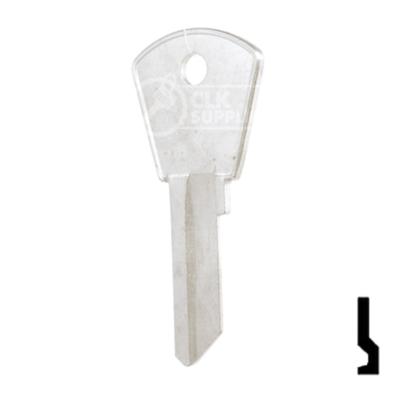 Uncut Key Blank | Papaiz | PZ1 Residential-Commercial Key Ilco