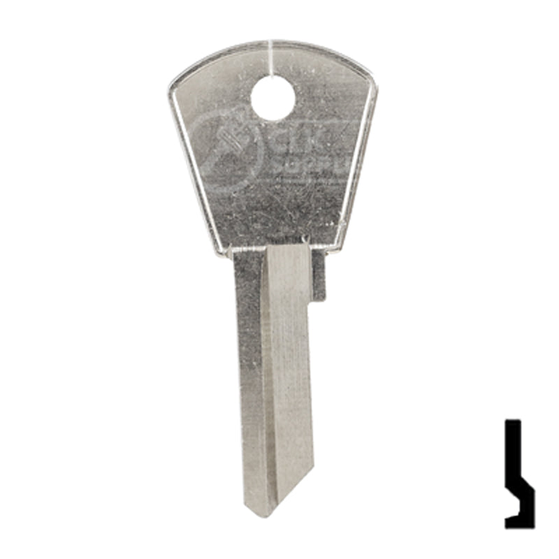 Uncut Key Blank | Papaiz | PZ1 Residential-Commercial Key Ilco