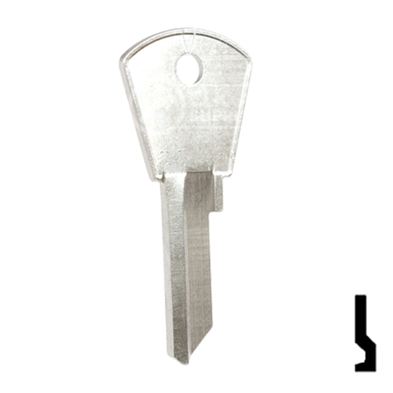 Uncut Key Blank | Papaiz | PZ1 Residential-Commercial Key Ilco