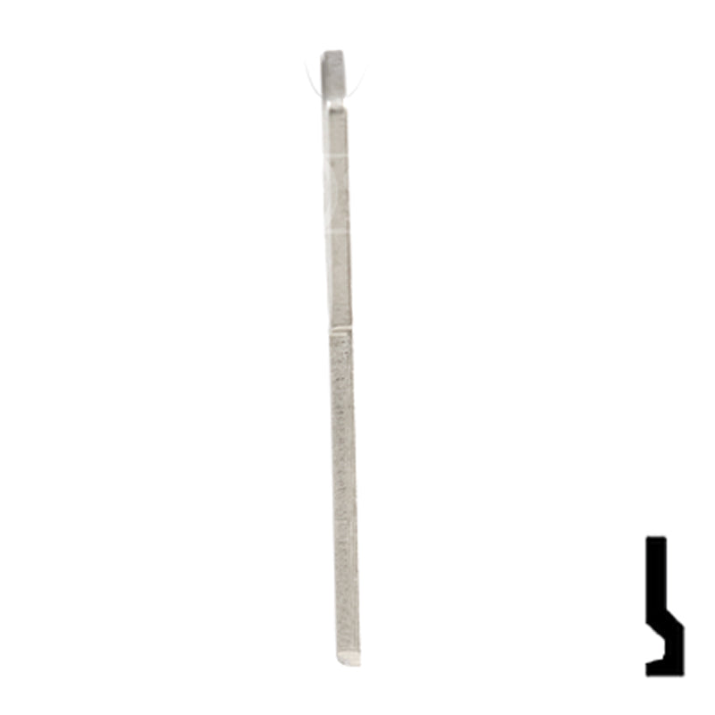 Uncut Key Blank | Papaiz | PZ1 Residential-Commercial Key Ilco
