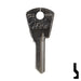 Uncut Key Blank | Papaiz | PZ2 Residential-Commercial Key Ilco