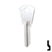 Uncut Key Blank | Papaiz | PZ2 Residential-Commercial Key Ilco