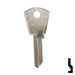 Uncut Key Blank | Papaiz | PZ2 Residential-Commercial Key Ilco