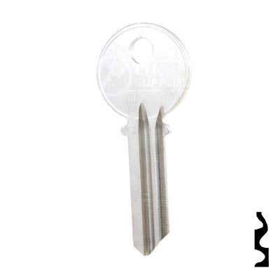 Uncut  Key Blank | Penn | 1016, P1 Residential-Commercial Key Ilco