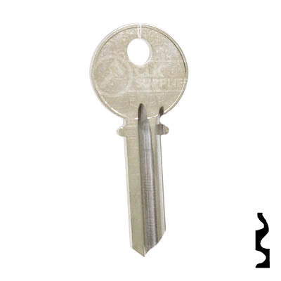 Uncut  Key Blank | Penn | 1016, P1 Residential-Commercial Key Ilco