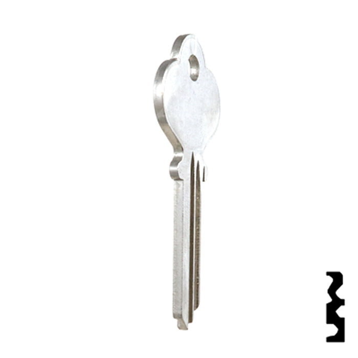 Uncut Key Blank | Penn | 1016N Residential-Commercial Key Ilco