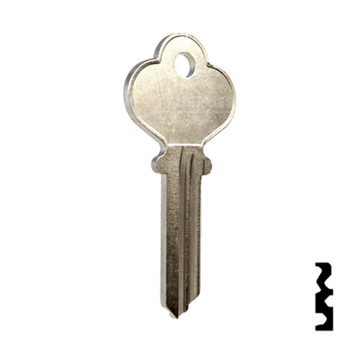 Uncut Key Blank | Penn | 1016N Residential-Commercial Key Ilco
