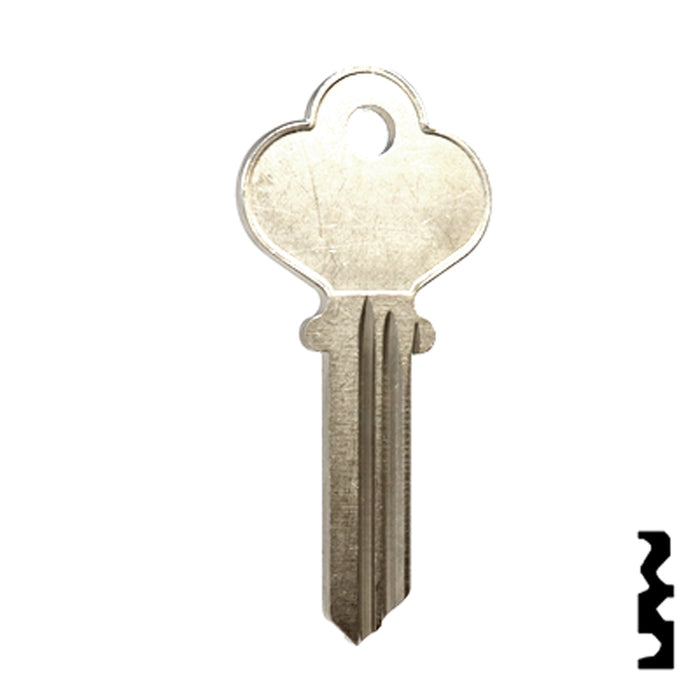 Uncut Key Blank | Penn | 1016N Residential-Commercial Key Ilco