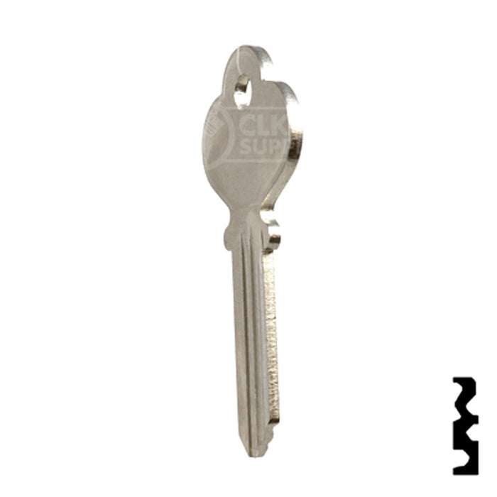 Uncut Key Blank | Penn | 1016N Residential-Commercial Key Ilco