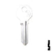 Uncut Key Blank | Phillips Mexico | PHI-52, PHA1 Residential-Commercial Key JMA USA