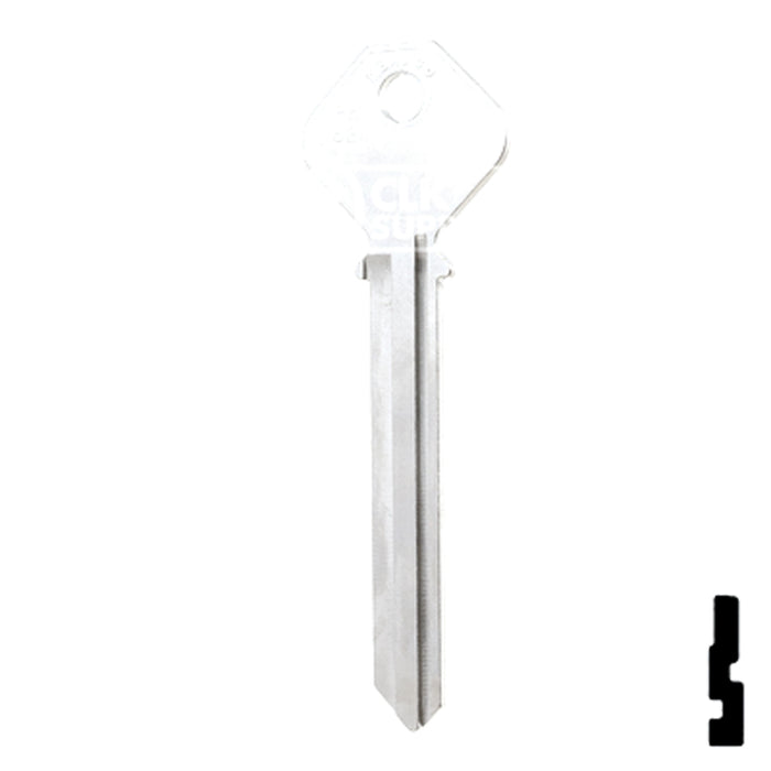 Uncut Key Blank | Phillips | PHI-52L, PHA2 Residential-Commercial Key JMA USA