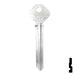 Uncut Key Blank | Phillips | PHI-52L, PHA2 Residential-Commercial Key JMA USA