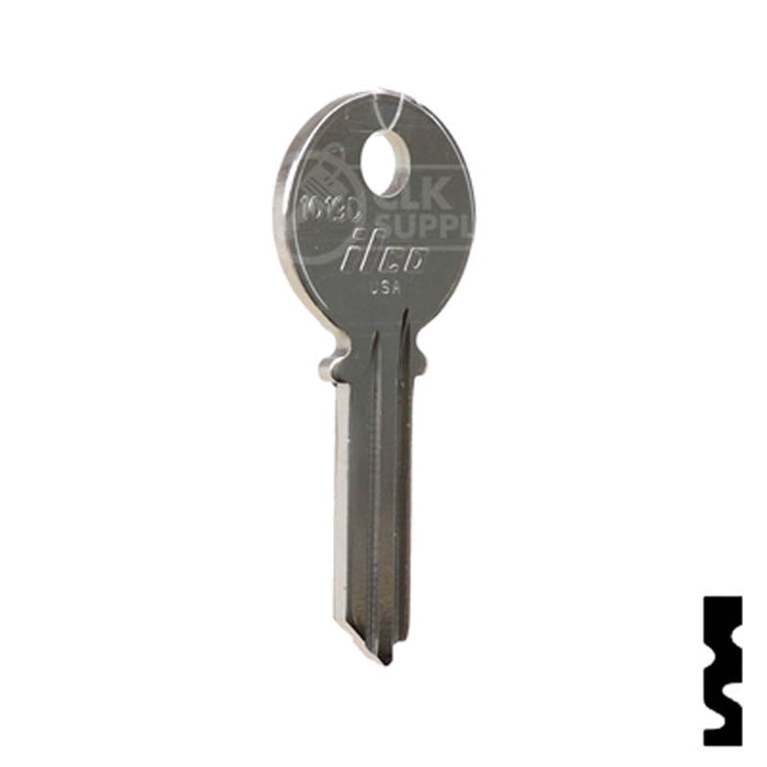 Uncut Key Blank | Reading | 1019D Residential-Commercial Key Ilco