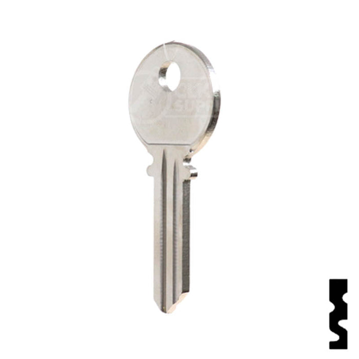 Uncut Key Blank | Reading | 1019D Residential-Commercial Key Ilco