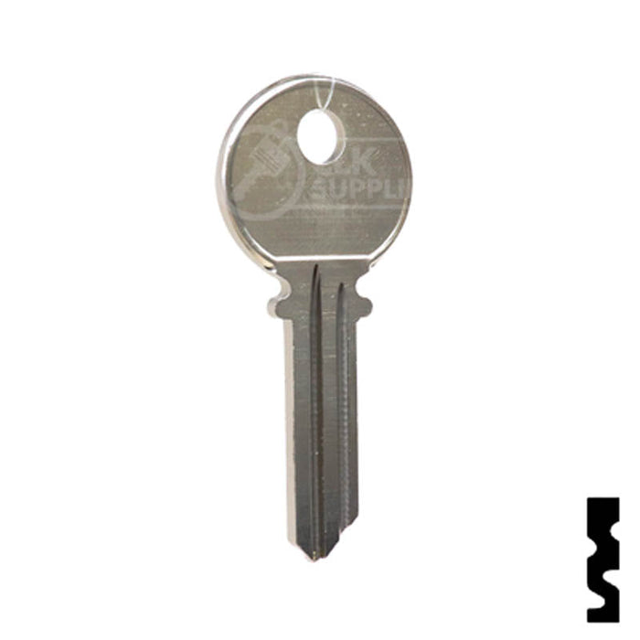 Uncut Key Blank | Reading | 1019D Residential-Commercial Key Ilco