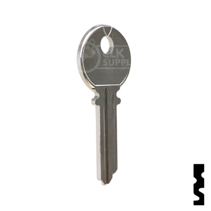 Uncut Key Blank | Reading | 1019D Residential-Commercial Key Ilco