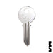 Uncut Key Blank | Reading | 1019D Residential-Commercial Key Ilco