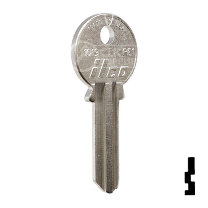 Uncut Key Blank | Reading | RE1, 1019 Residential-Commercial Key Ilco