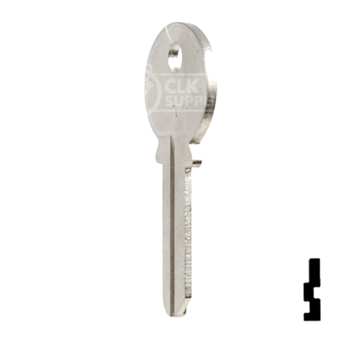 Uncut Key Blank | Reading | RE1, 1019 Residential-Commercial Key Ilco