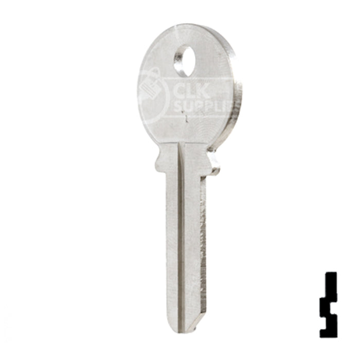 Uncut Key Blank | Reading | RE1, 1019 Residential-Commercial Key Ilco