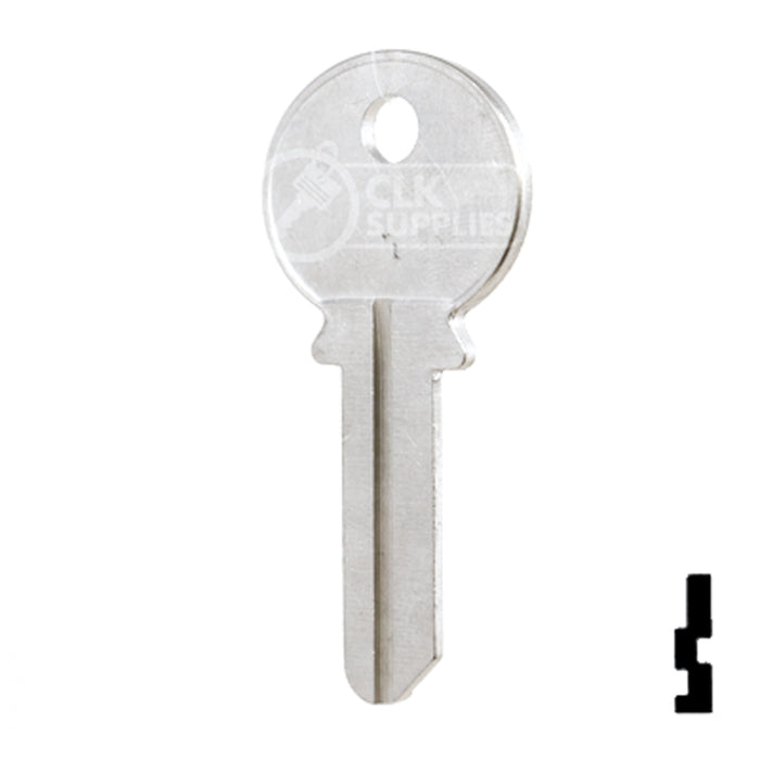 Uncut Key Blank | Reading | RE1, 1019 Residential-Commercial Key Ilco