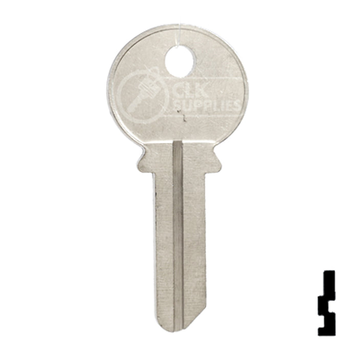 Uncut Key Blank | Reading | RE1, 1019 Residential-Commercial Key Ilco