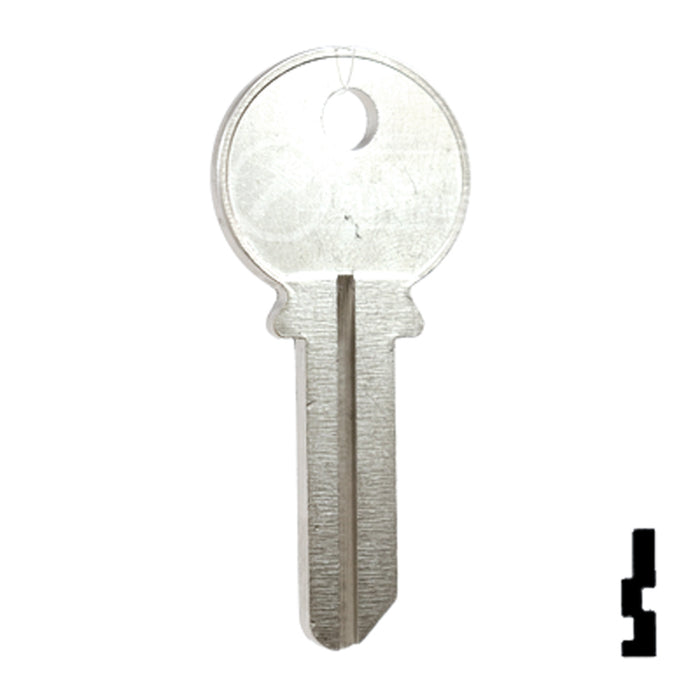 Uncut Key Blank | Reading | RE1, 1019 Residential-Commercial Key Ilco