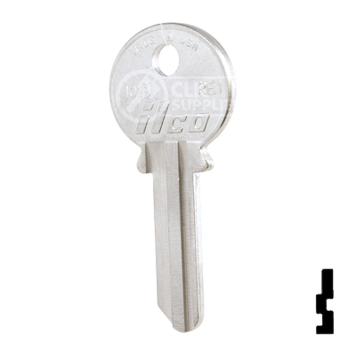 Uncut Key Blank | Reading | RE1, 1019 Residential-Commercial Key Ilco