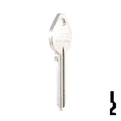 Uncut  Key Blank | Russwin | 1011GH, RU44 Residential-Commercial Key Ilco