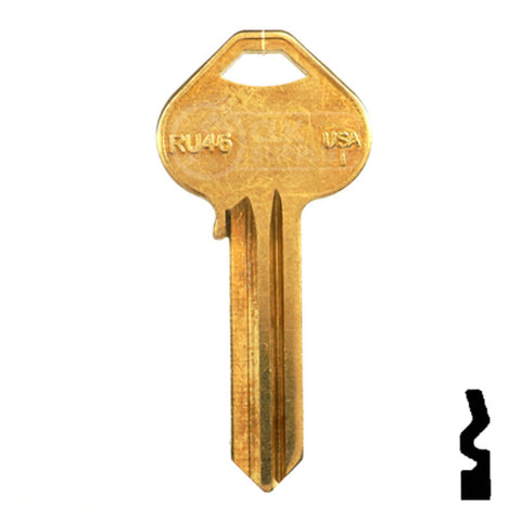 Uncut Key Blank | Russwin | A1011D1, RU46 Residential-Commercial Key JMA USA