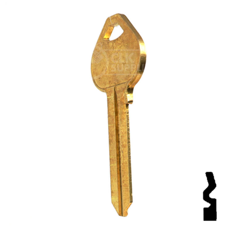 Uncut Key Blank | Russwin | A1011D1, RU46 Residential-Commercial Key JMA USA
