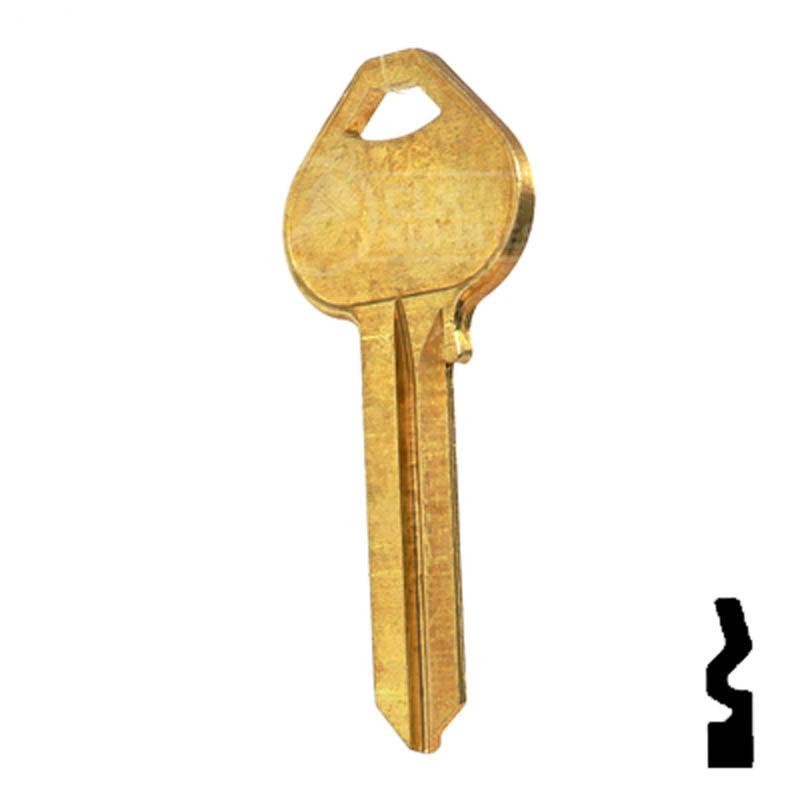 Uncut Key Blank | Russwin | A1011D1, RU46 Residential-Commercial Key JMA USA