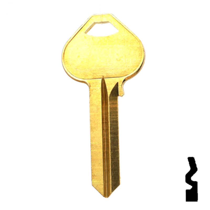 Uncut Key Blank | Russwin | A1011D1, RU46 Residential-Commercial Key JMA USA