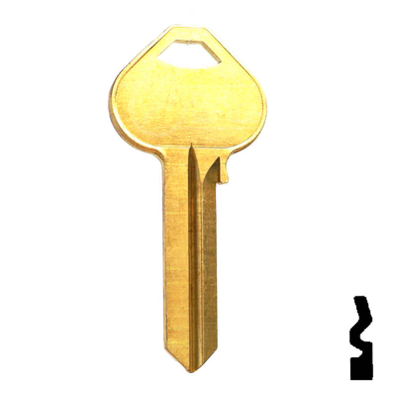 Uncut Key Blank | Russwin | A1011D1, RU46 Residential-Commercial Key JMA USA