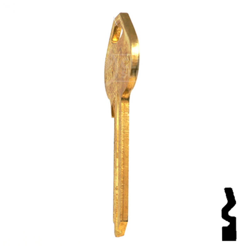 Uncut Key Blank | Russwin | A1011D1, RU46 Residential-Commercial Key JMA USA