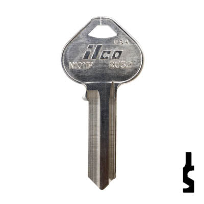 Uncut Key Blank | Russwin | N1011P, RU52 Residential-Commercial Key Ilco