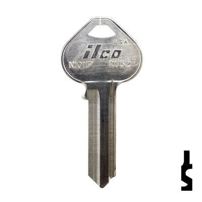 Uncut Key Blank | Russwin | N1011P, RU52 Residential-Commercial Key Ilco