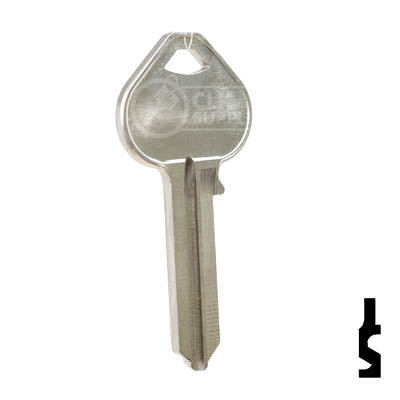 Uncut Key Blank | Russwin | N1011P, RU52 Residential-Commercial Key Ilco
