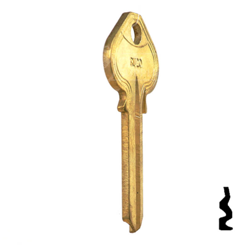 Uncut Key Blank | Russwin | RU20, A1011D41 Residential-Commercial Key JMA USA