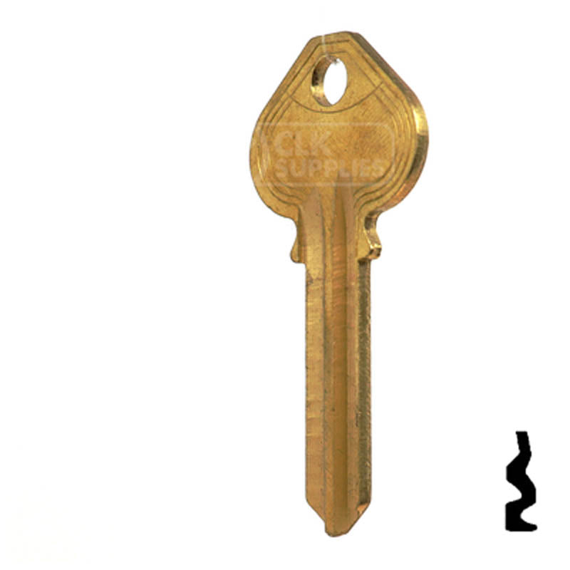 Uncut Key Blank | Russwin | RU20, A1011D41 Residential-Commercial Key JMA USA