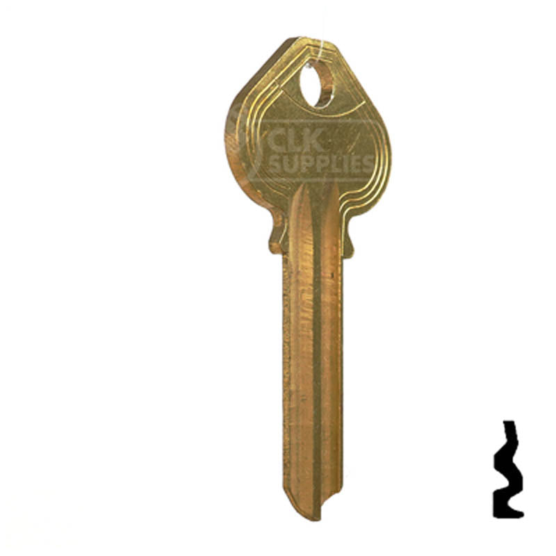 Uncut Key Blank | Russwin | RU20, A1011D41 Residential-Commercial Key JMA USA