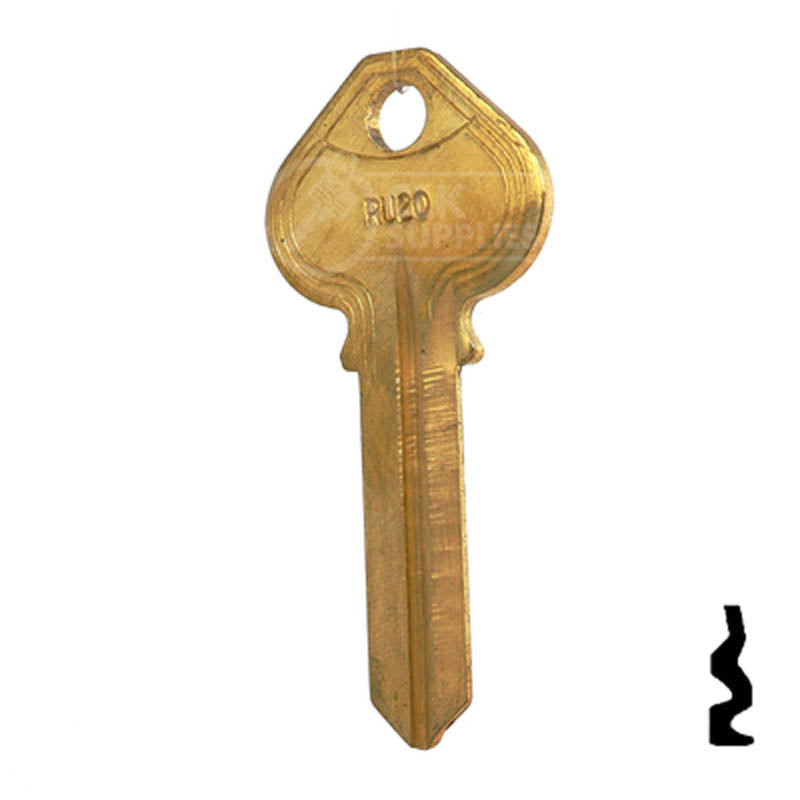 Uncut Key Blank | Russwin | RU20, A1011D41 Residential-Commercial Key JMA USA