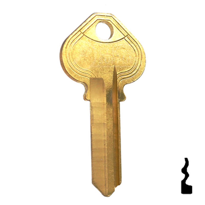 Uncut Key Blank | Russwin | RU21, N1011M Residential-Commercial Key JMA USA