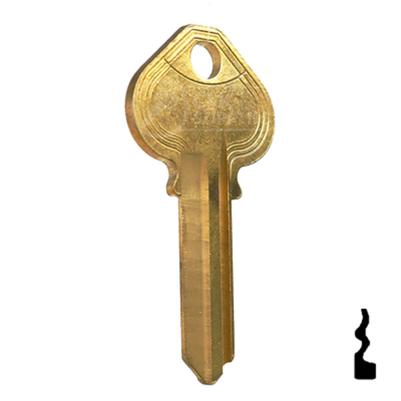 Uncut Key Blank | Russwin | RU21, N1011M Residential-Commercial Key JMA USA