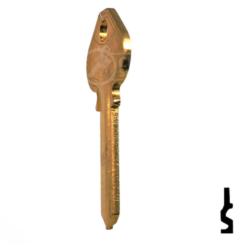 Uncut Key Blank | Russwin | RU22, A1011M Residential-Commercial Key JMA USA